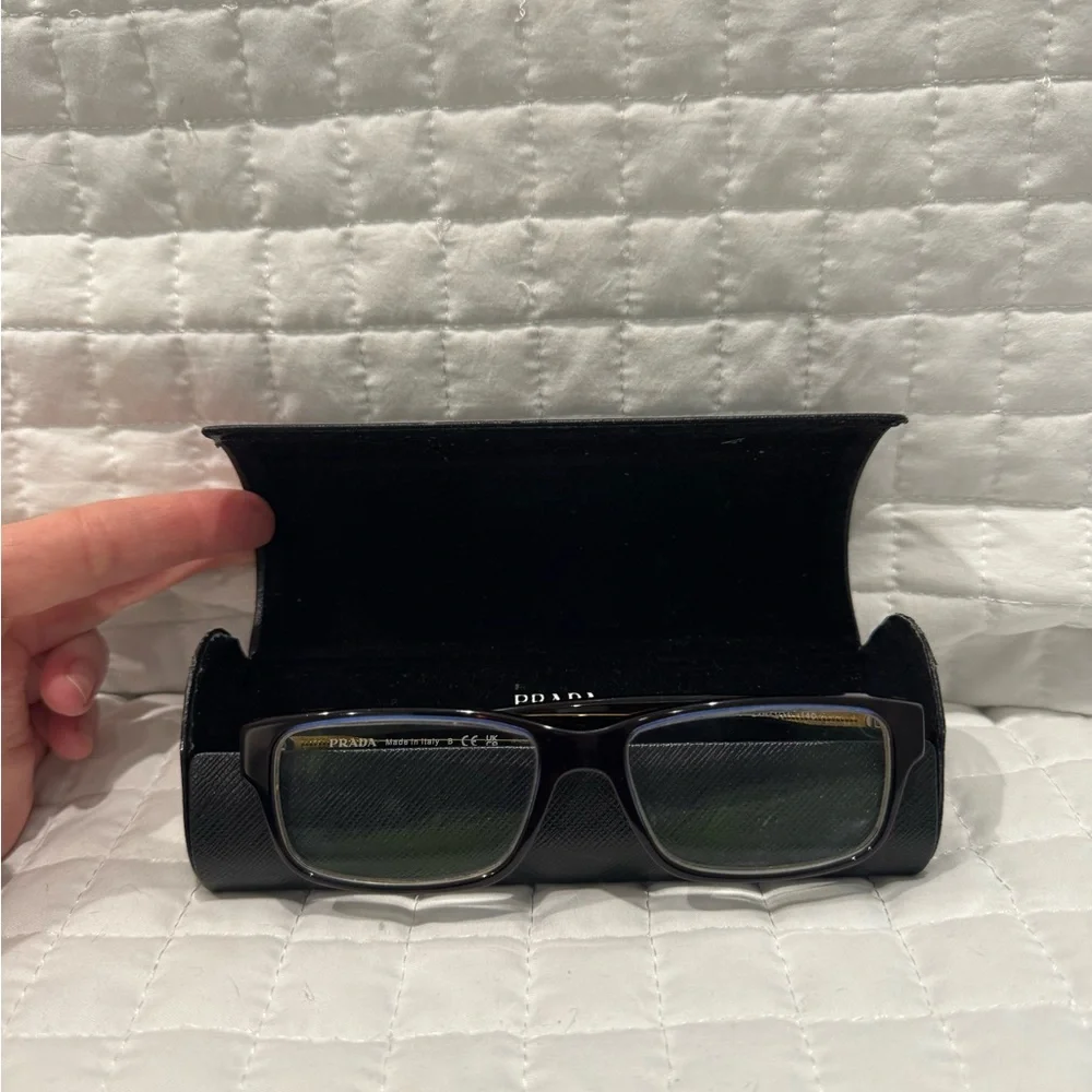 Prada Black and Blue Glasses - Picture 7 of 7